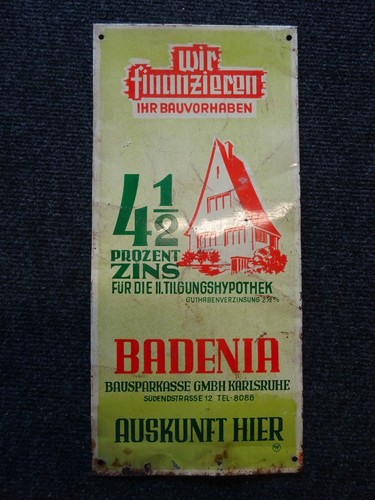 Badenia bausparkasse altes - badenia,
